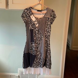 Playful, Boho Geometric Design Styled Dress